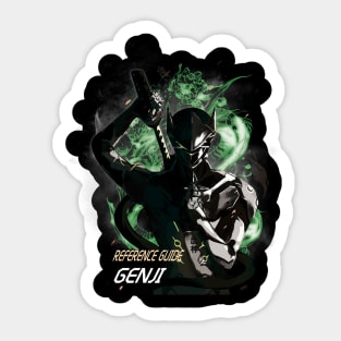 overwatch genji t shirt Sticker